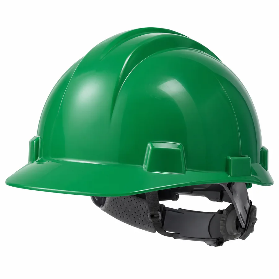 Groene veiligheidshelm