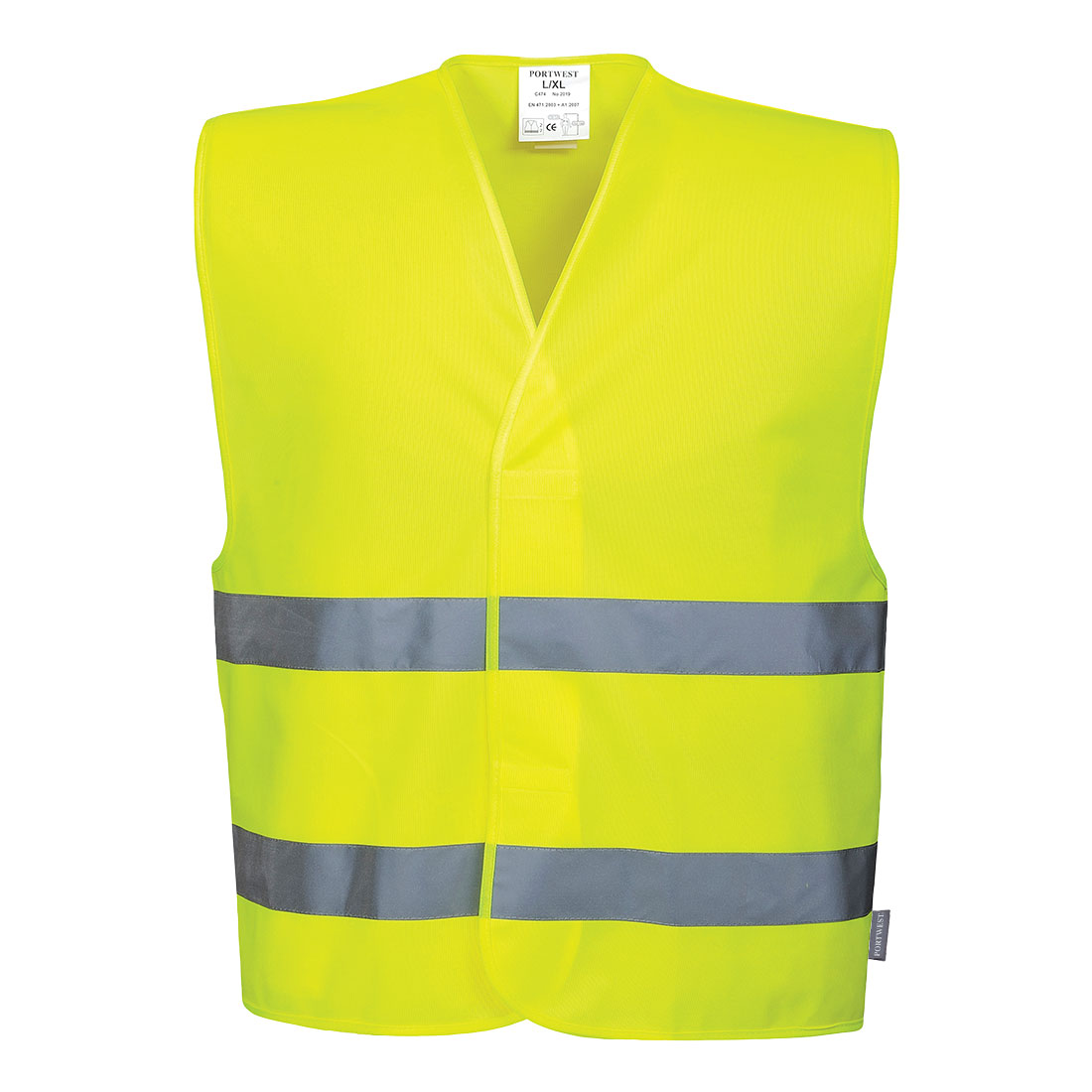 Geel veiligheidsvest